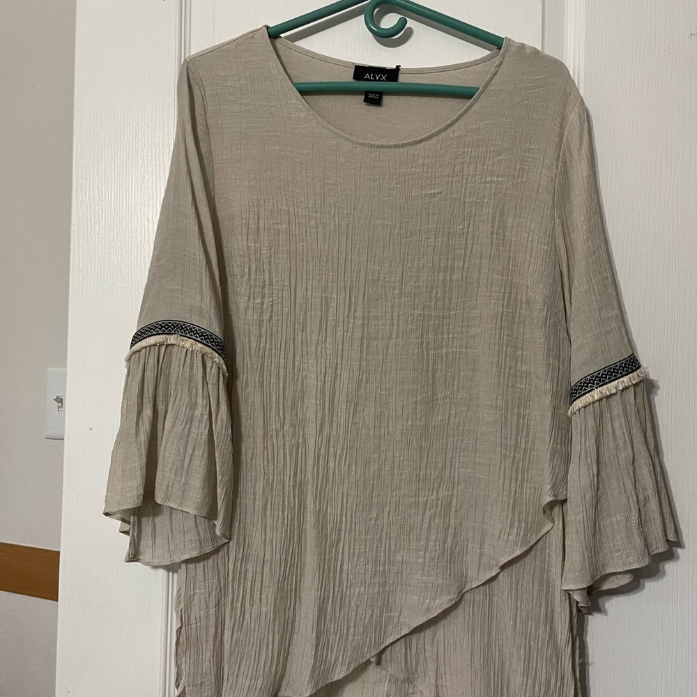 Alyx top, beige, size XXL